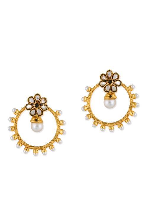 black metal alloy earring - 10711799 - Very Small Image - 1