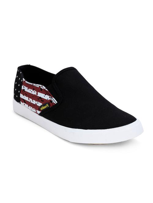 black canvas casual slip on - 10713134 - Very Small Image - 1