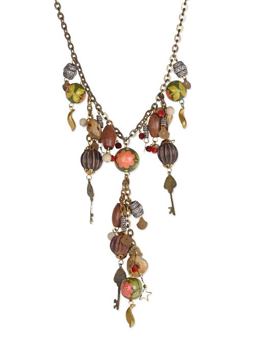 multicolored embellished statement necklace - 1072036 - Very Small Image - 1