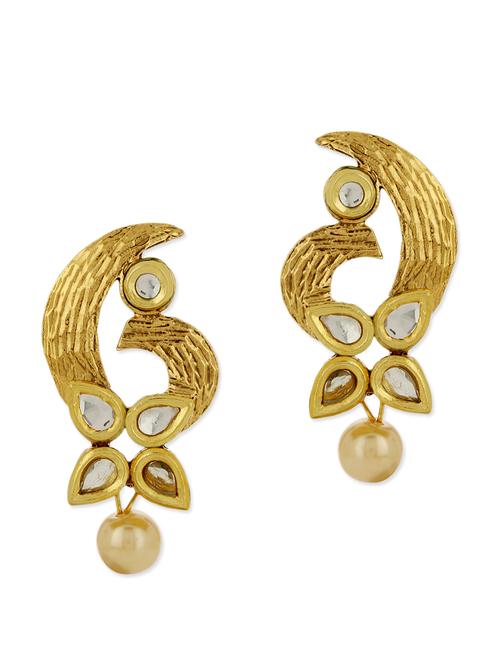gold metal alloy earring - 10721929 - Very Small Image - 1