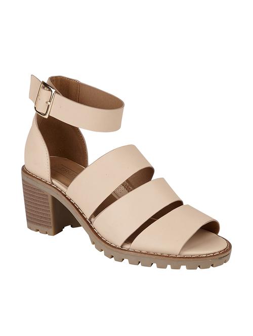 nude leatherette sandals - 10722298 - Very Small Image - 1
