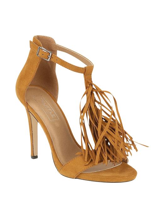 tan leatherette sandals - 10722562 - Very Small Image - 1