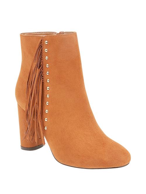 tan leatherette boots - 10722565 - Very Small Image - 1