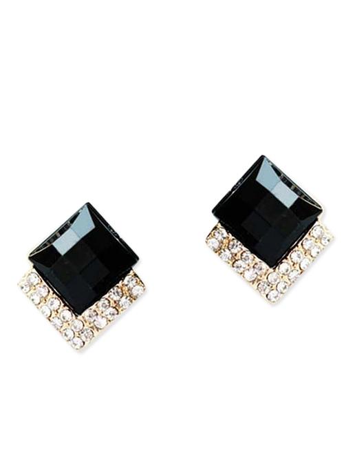 black metal alloy earring - 10724422 - Very Small Image - 1