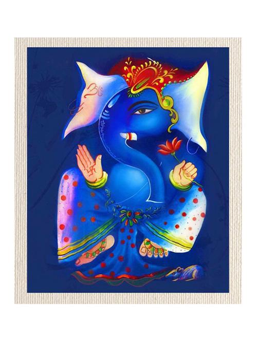 mesleep devotional canvas painting without frame + agarbatti stand (18x22) - 10729203 - Very Small Image - 1