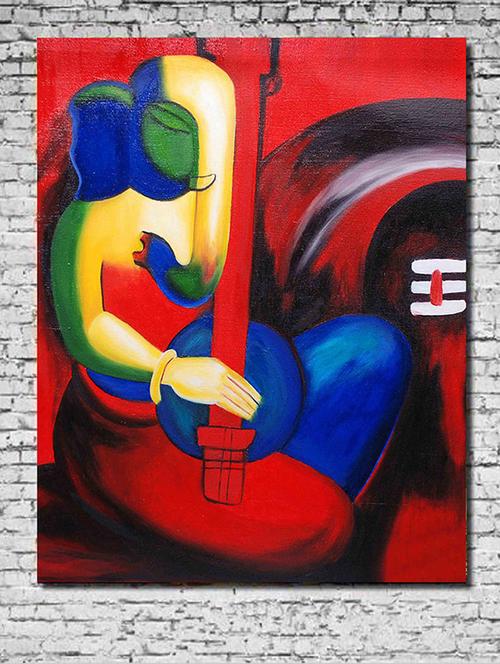 canvas painting without frame - ganpati - 10729785 - Very Small Image - 1