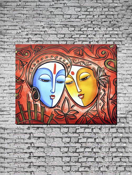 canvas painting without frame - pink rk - 10729807 - Very Small Image - 1