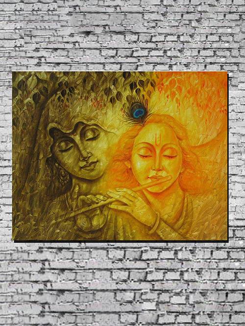 canvas painting without frame - mustard rk - 10729813 - Very Small Image - 1