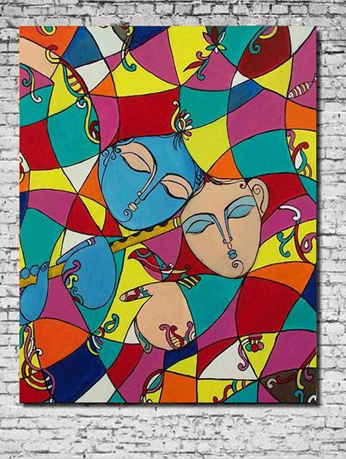 canvas painting without frame - faces - 10729815 - Very Small Image - 1