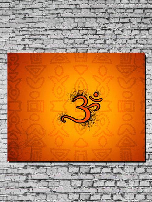 canvas painting without frame - orange om - 10729818 - Very Small Image - 1