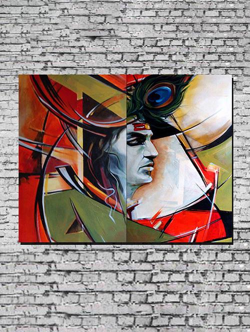 canvas painting without frame - abstract krishna - 10729819 - Very Small Image - 1
