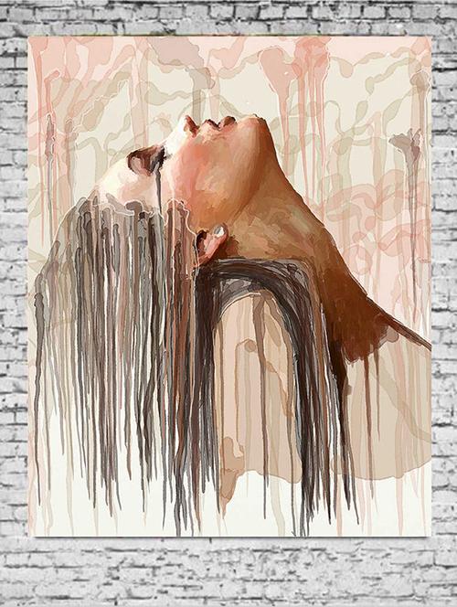 canvas painting without frame - girl - 10729836 - Very Small Image - 1