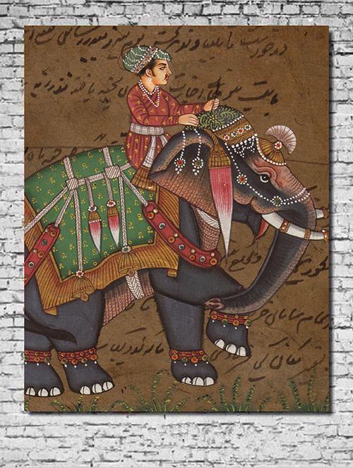 canvas painting without frame - royal elephant - 10729857 - Very Small Image - 1
