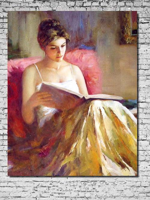 canvas painting without frame - reader - 10729859 - Very Small Image - 1
