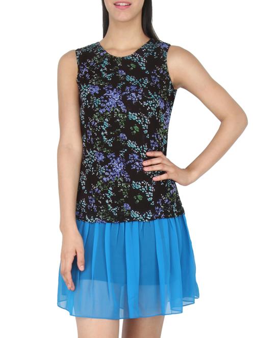 blue polyester dress - 10733486 - Very Small Image - 1