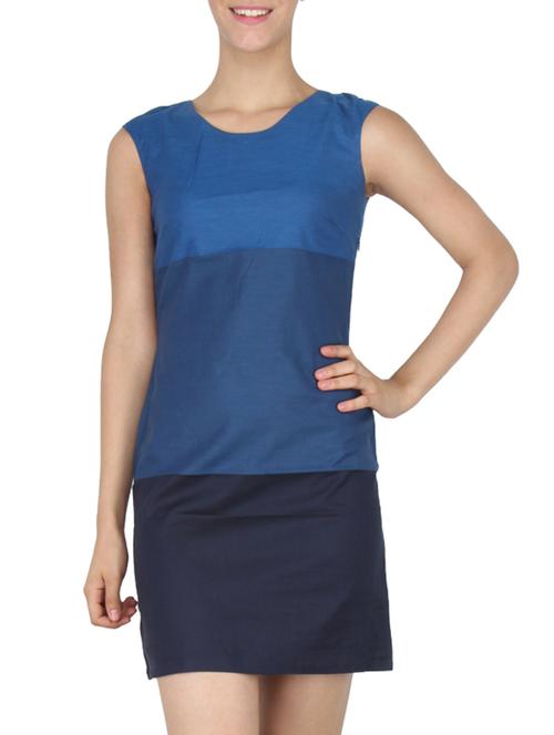 blue polyester dress - 10733500 - Very Small Image - 1