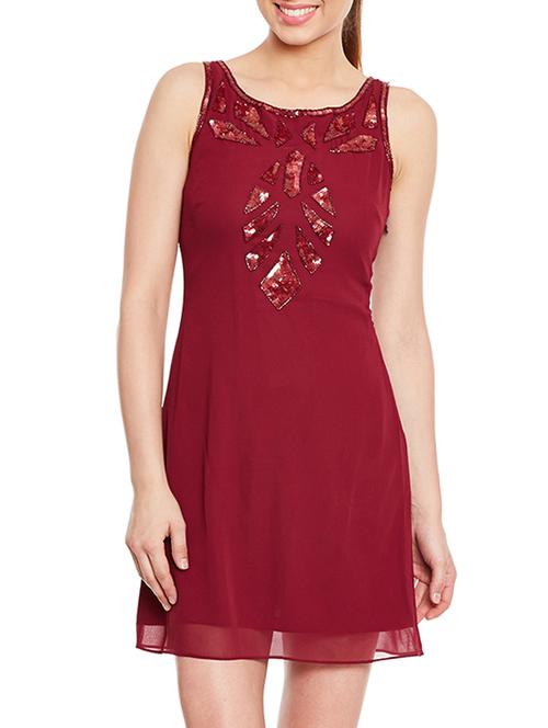 embellished sheath dress - 10734101 - Very Small Image - 1