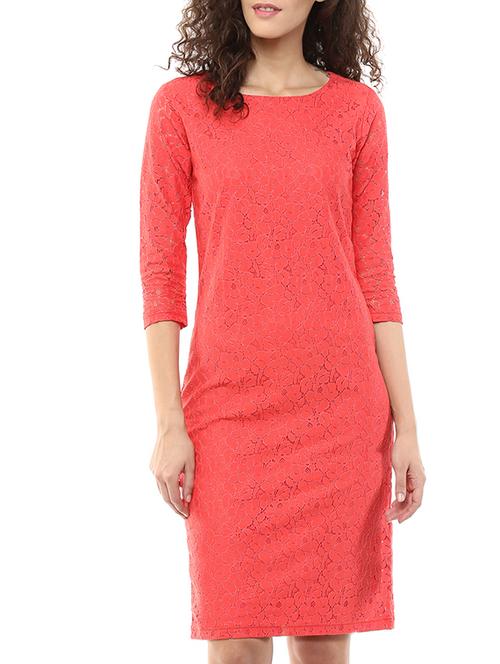 red lace dress - 10736870 - Very Small Image - 1