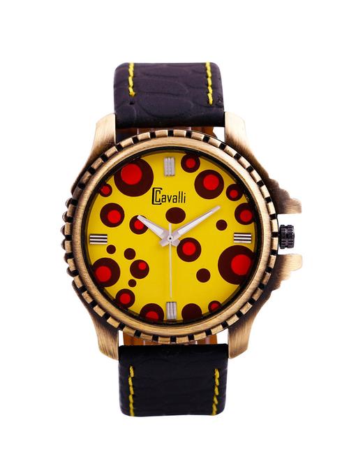 cavalli men's black analog watch - 10738434 - Very Small Image - 1