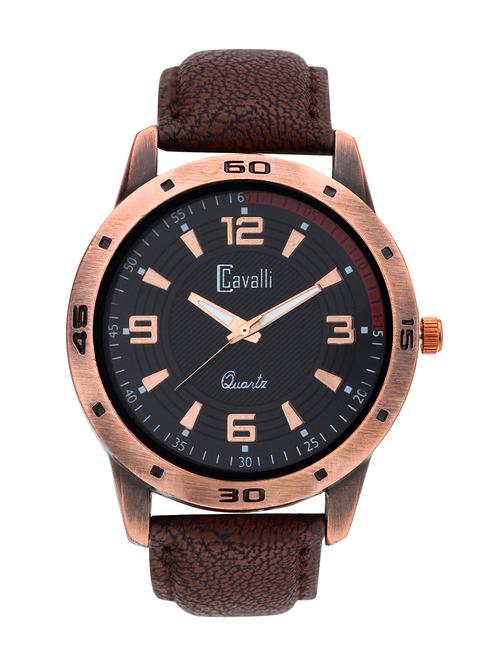 cavalli men's black analog watch - 10738440 - Very Small Image - 1