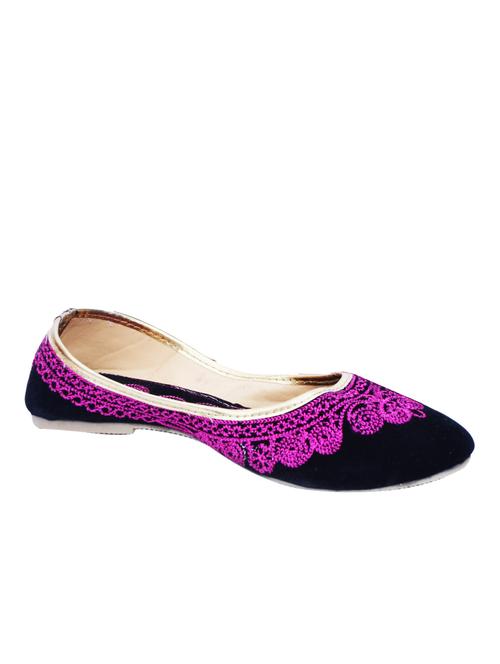 multicolour velvet jutis & mojaris - 10740906 - Very Small Image - 1