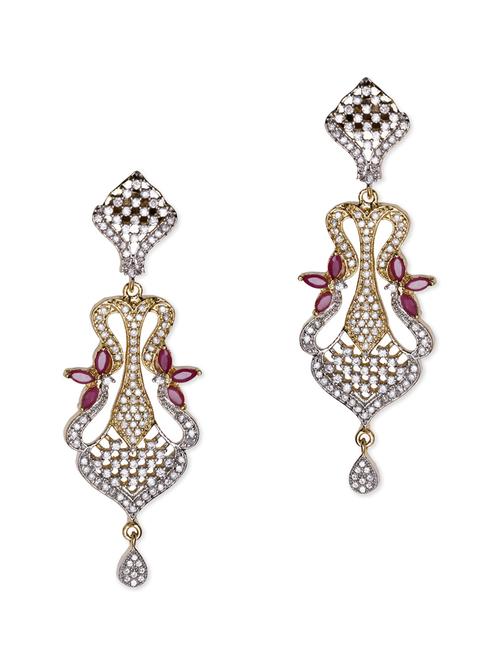 golden brass pendants and earring - 10741486 - Very Small Image - 1