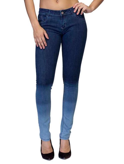 low rise ombre denim jean - 10743764 - Very Small Image - 1