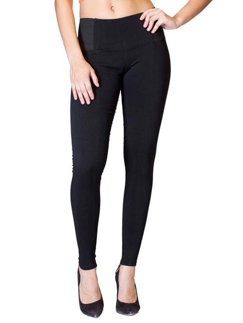 high rise solid jeggings - 10743773 - Very Small Image - 1