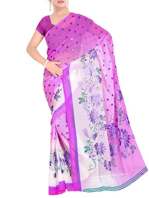 multi colored chiffon saree - 10746396 - Very Small Image - 1