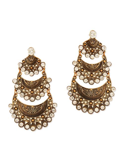 gold metal alloy earring - 10751839 - Very Small Image - 1