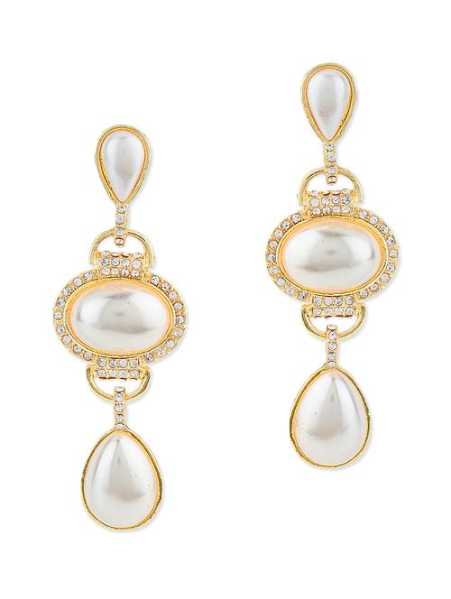 gold metal alloy earring - 10751862 - Very Small Image - 1