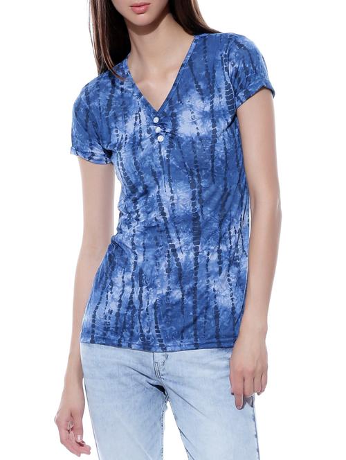 blue cotton top - 10758507 - Very Small Image - 1