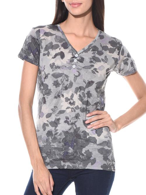 grey cotton top - 10758520 - Very Small Image - 1