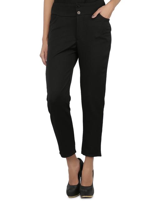 cotton solid trousers - 1076102 - Very Small Image - 1