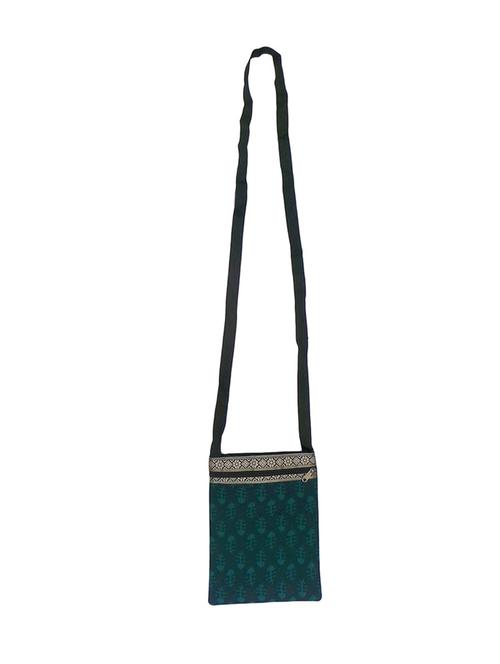 cotton multi color printed sling bag - 10761215 - Very Small Image - 1