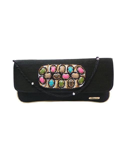 black jute clutch - 10761255 - Very Small Image - 1