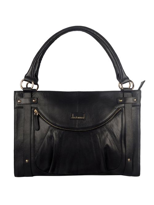 black leather satchel - 10761623 - Very Small Image - 1