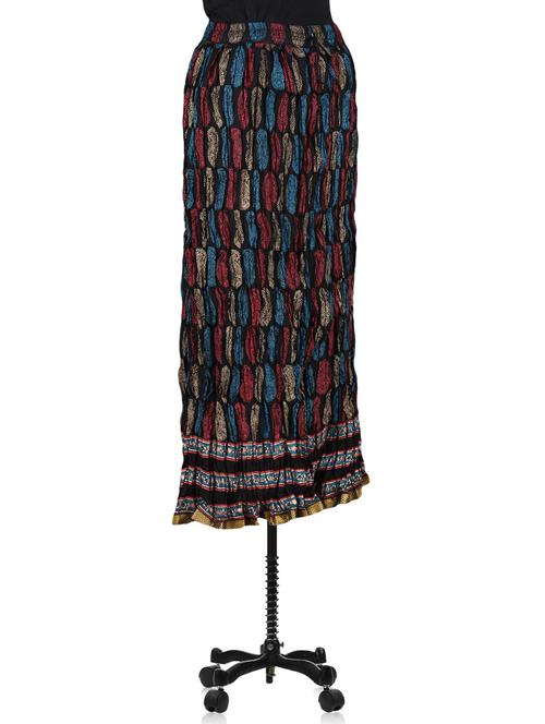 block printed long skirt - 1076174 - Very Small Image - 1