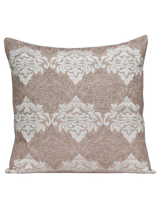 sanaa embroidery work with lurex threads cushion cover rose gold - 10762220 - Very Small Image - 1