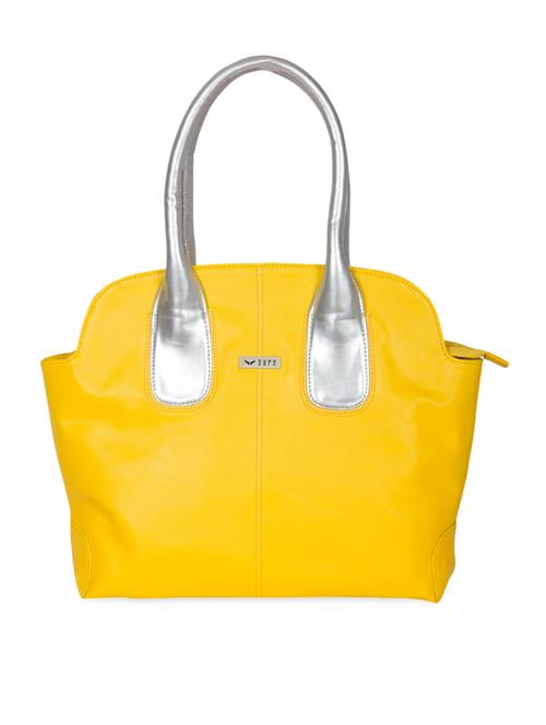 yellow contrast silver handle handbag - 1076530 - Very Small Image - 1