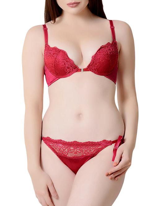 underwire, net on front, front open different back and detachable straps - 10770032 - Very Small Image - 1