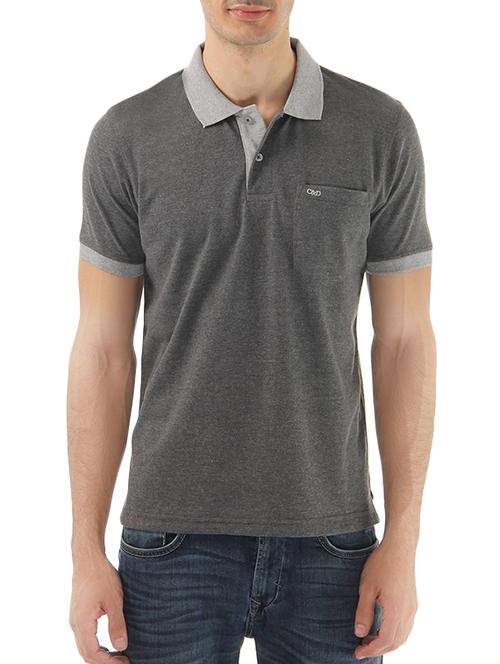 dark grey cotton tshirt - 10775582 - Very Small Image - 1