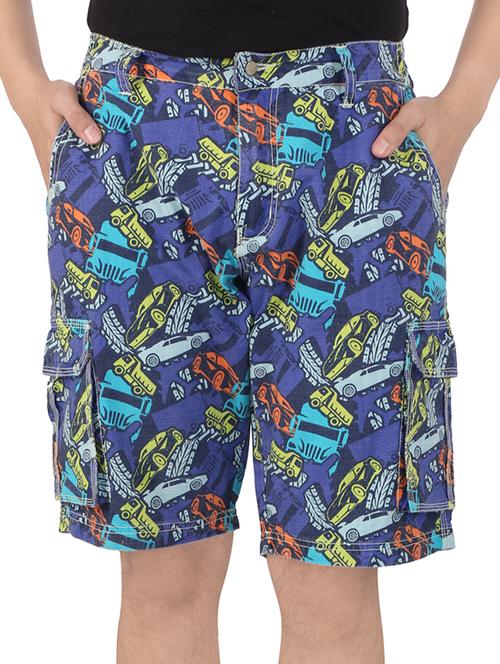 blue cotton shorts - 10782255 - Very Small Image - 1