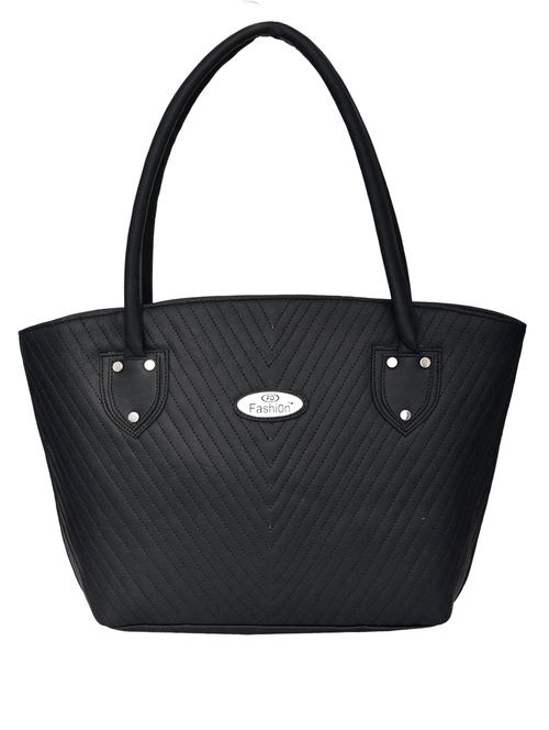black leatherette handbag - 10784585 - Very Small Image - 1