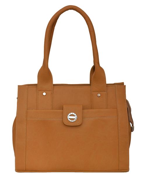 tan leatherette handbag - 10784654 - Very Small Image - 1