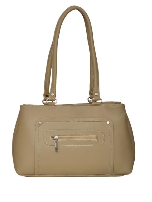 beige leatherette handbag - 10784675 - Very Small Image - 1