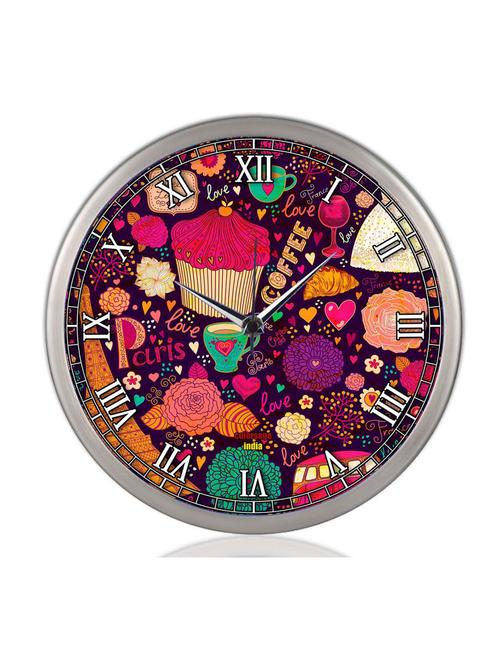 color saga digitally printed clock - 10784932 - Very Small Image - 1