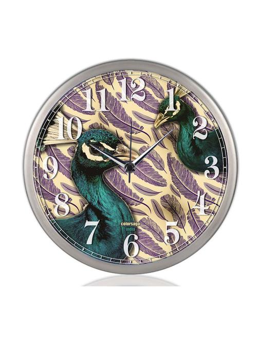 color saga digitally printed clock - 10784940 - Very Small Image - 1