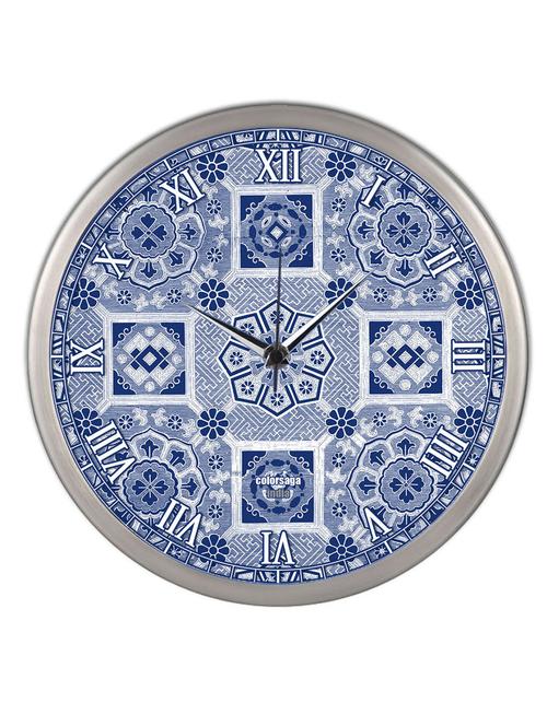 color saga digitally printed clock - 10784979 - Very Small Image - 1