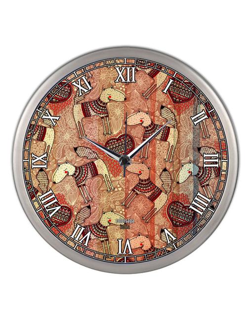 color saga digitally printed clock - 10784991 - Very Small Image - 1